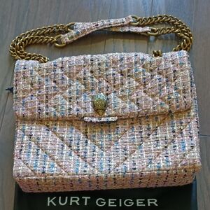 Kurt Geiger Multicolor Tweed Shoulder Bag